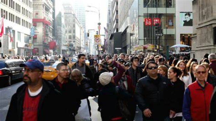 Crowds In NYC