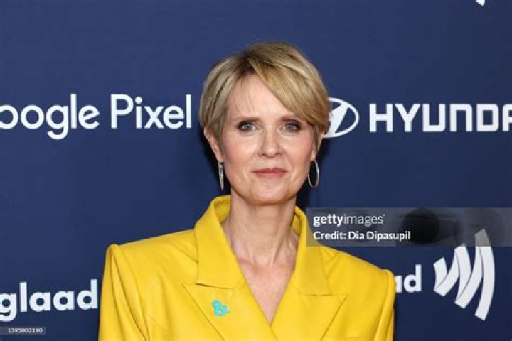 Cynthia Nixon attends the 33rd GLAAD Media Awards in New York City on Friday, May 6, 2022. 2022 Glaad Media Awards, New York, United States - 07 May 2022