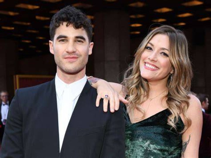 Darren Criss and Mia Swier Protesting