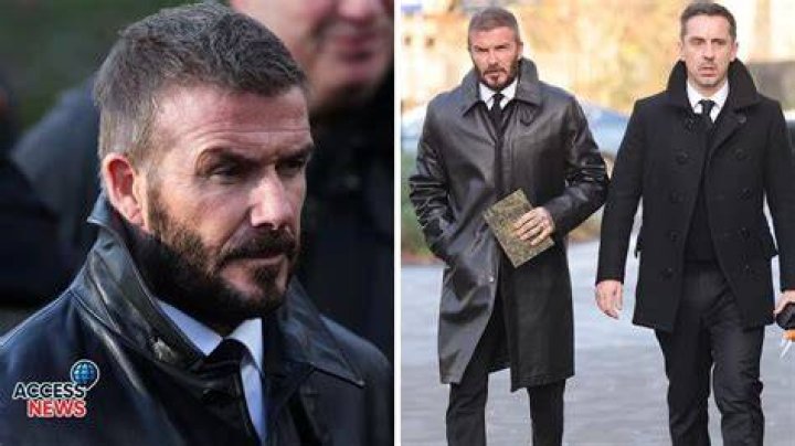 David Beckham Pays Respects To The Queen