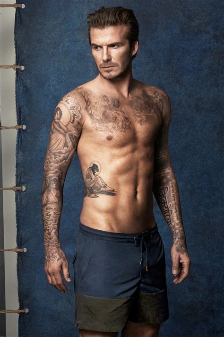 David Beckham Shirtless Pics