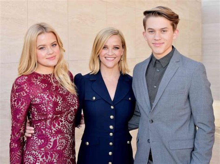 Deacon Phillippe, Ava Phillippe, Reese Witherspoon and Jim Toth The Hollywood Reporter's 'Women in Entertainment' Gala, Inside, Milk Studios, Los Angeles, USA - 11 Dec 2019