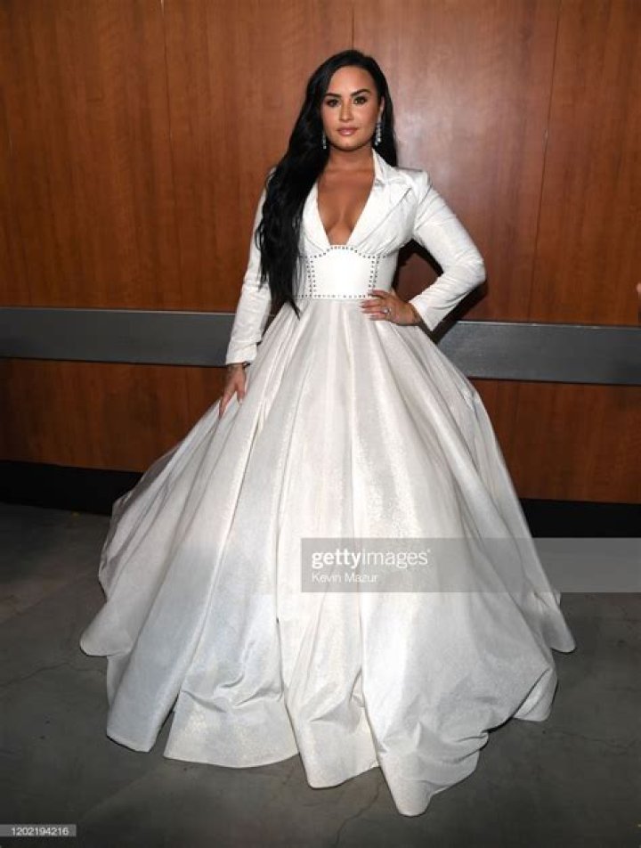 Demi Lovato 62nd Annual Grammy Awards, Show, Los Angeles, USA - 26 Jan 2020 Wearing Christian Siriano