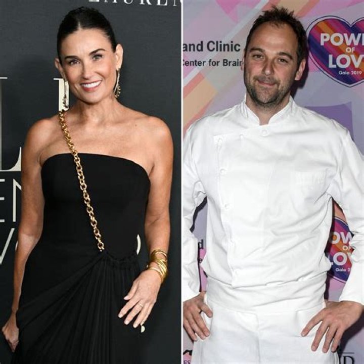 Demi Moore and boyfriend Daniel Humm are seen at Roland Garros on June 05, 2022 in Paris, France. 05 Jun 2022 Pictured: Demi Moore and Daniel Humm. Photo credit: KCS Presse / MEGA TheMegaAgency.com +1 888 505 6342 (Mega Agency TagID: MEGA865402_001.jpg) [Photo via Mega Agency]