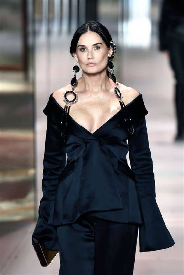 Demi Moore at Paris Fashion Week