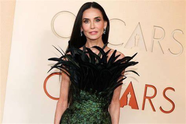 Demi Moore attends the world premiere of Columbia Pictures&rsquo; &lsquo;Rough Night&rsquo;
