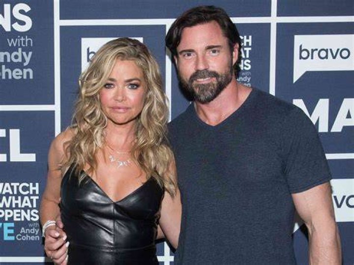 Denise Richards and Aaron Phypers outside Craig's Restaurant in West Hollywood Celebrities out and about, Los Angeles, USA - 14 Mar 2019