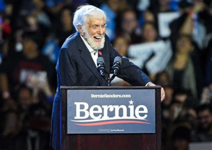 Dick Van Dyke Bernie Sanders, US Presidential Election Campaigning, Los Angeles Convention Center, USA - 01 Mar 2020