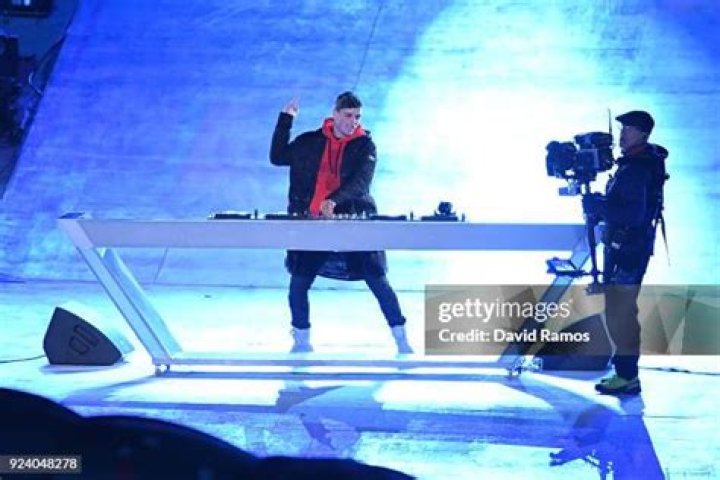 DJ Martin Garrix performs during the closing ceremony of the 2018 Winter Olympics in Pyeongchang, South Korea Olympics Closing Ceremony, Pyeongchang, South Korea - 25 Feb 2018