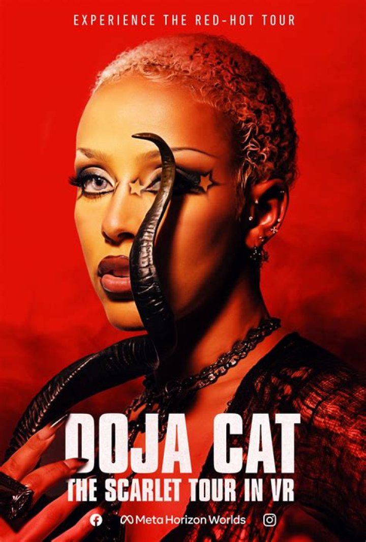 Doja Cat on stage
