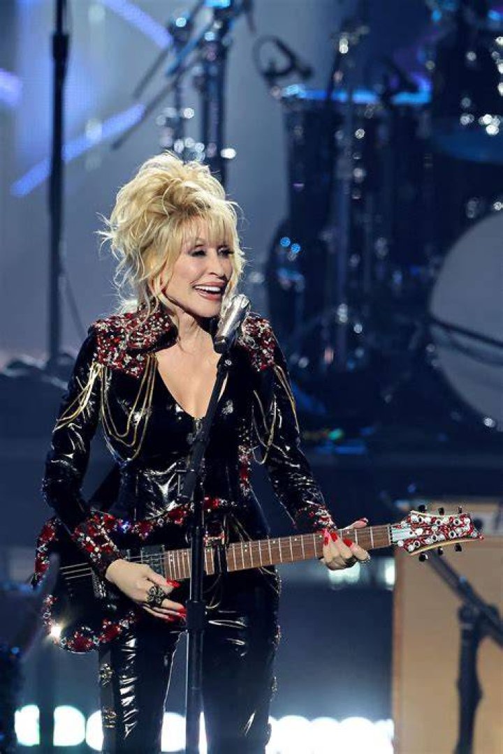 dolly parton leather outfit london