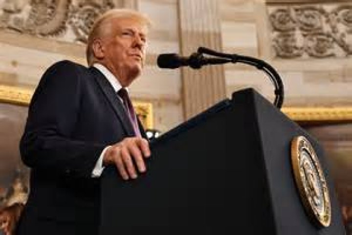 Donald Trump Gives A Speech