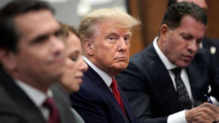 Donald Trump in court