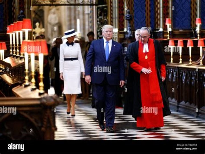 Donald Trump in Westminster Abbey US President Donald Trump state visit to London, UK - 03 Jun 2019