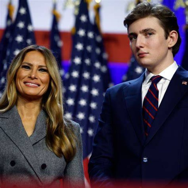 Donald Trump, Melania Trump, Barron Trump Republican Presidential Candidate Donald Trump stands with his wife Melania and son Barron at the conclusion of the Republican National Convention in Cleveland GOP 2016 Convention, Cleveland, USA - 21 Jul 2016