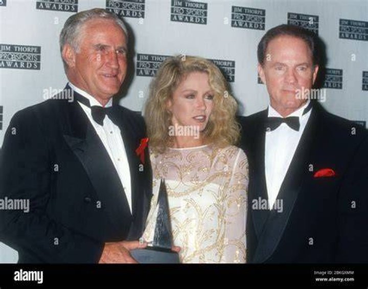 Donna Mills and Don Shula in 1994