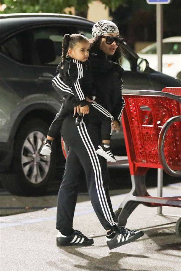 dream kardashian, blac chyna matching tracksuits