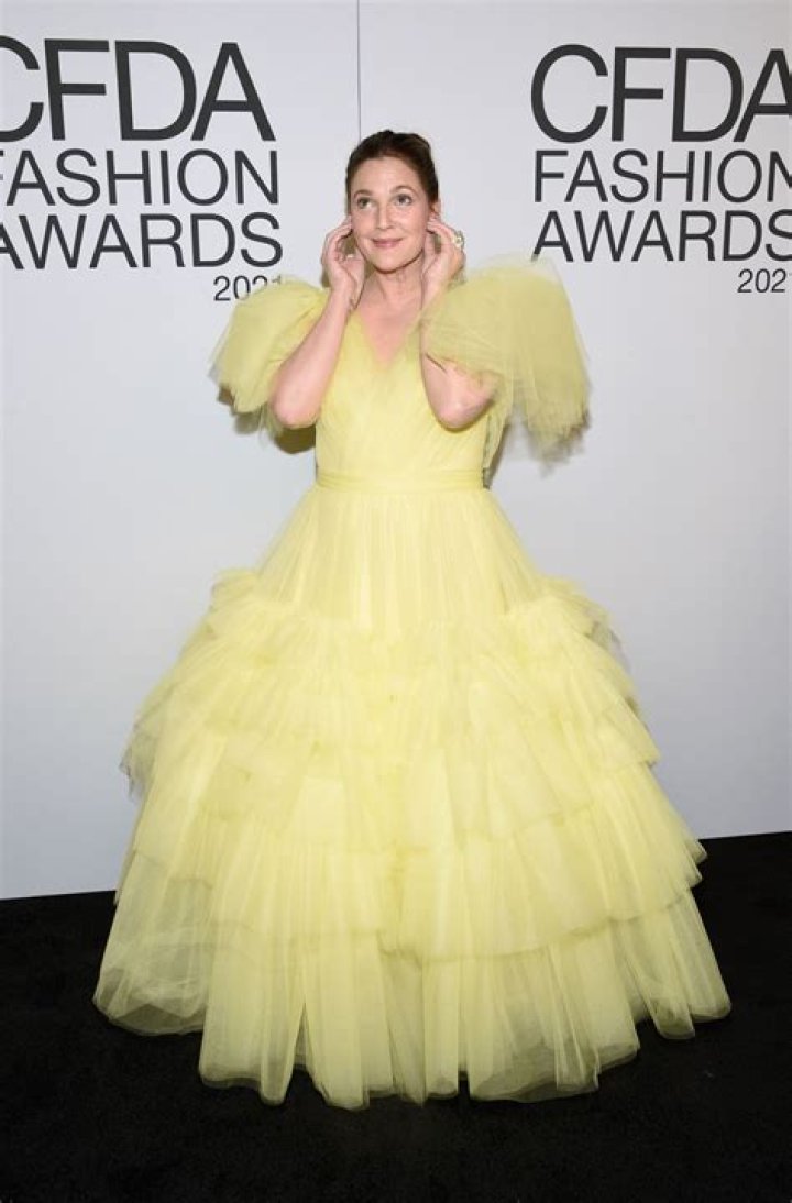 Drew Barrymore CFDA Fashion Awards, Arrivals, New York, USA - 10 Nov 2021