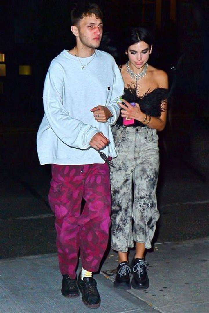 Dua Lipa & Anwar Hadid Step Out For Dinner In NYC
