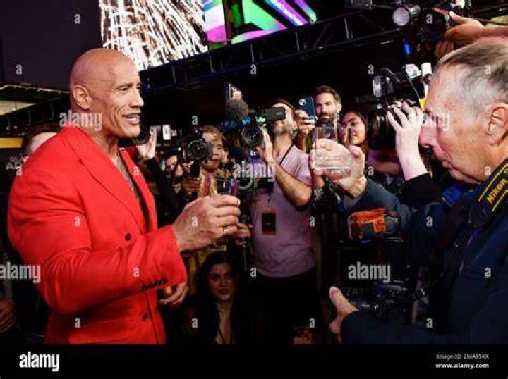 Dwayne Johnson Toasts