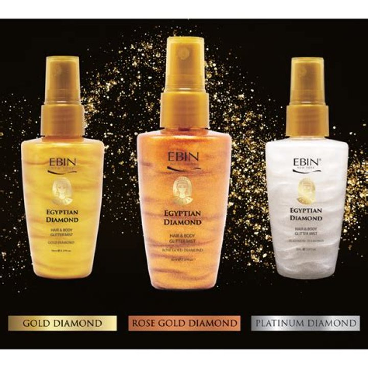Ebin Egyptian Diamond Hair and Body Glitter Spray