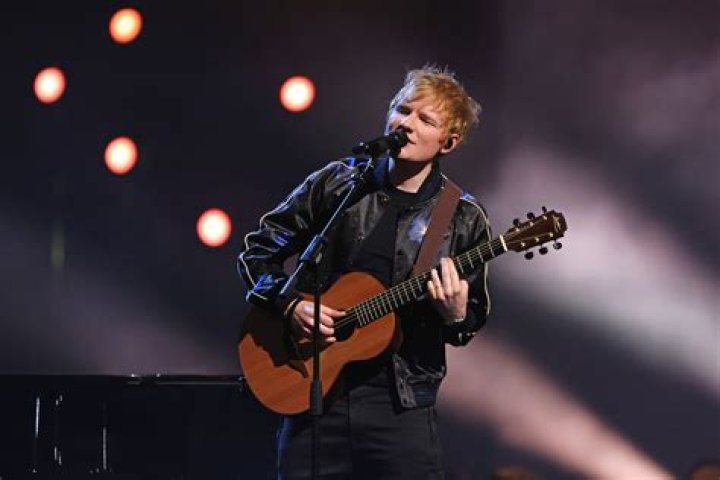 Ed Sheeran performing on the Pyramid StageGlastonbury Festival, Day 5, UK - 25 Jun 2017