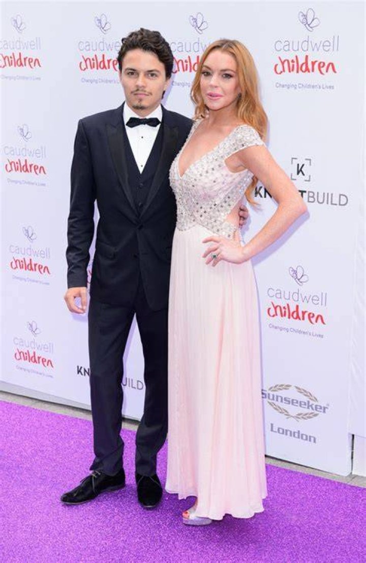 Egor Tarabasov and Lindsay Lohan Caudwell Children's Butterfly Ball, London, UK - 22 Jun 2016