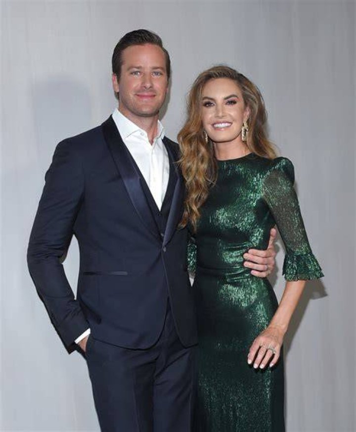 Elizabeth Chambers and Armie Hammer in the front row Salvatore Ferragamo show, Front Row, Spring Summer 2019, Milan Fashion Week, Italy - 22 Sep 2018