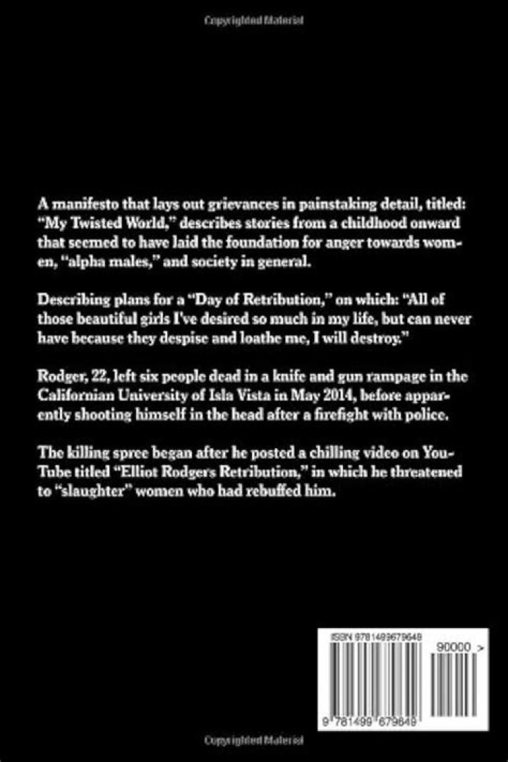 Elliot Rodger Full Manifesto