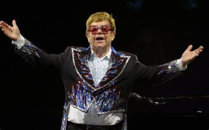 Elton John Dazzles In A Dodgers Uniform