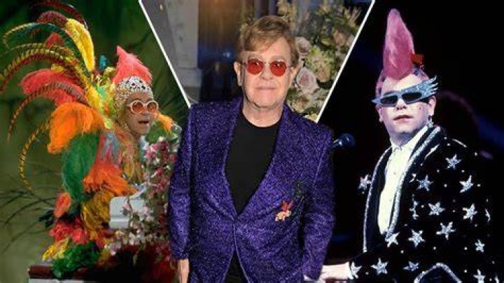 Elton John Looks Regal
