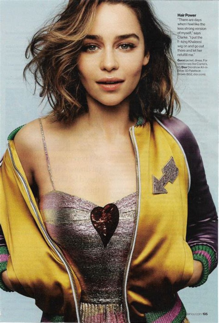 emilia clarke glamour magazine