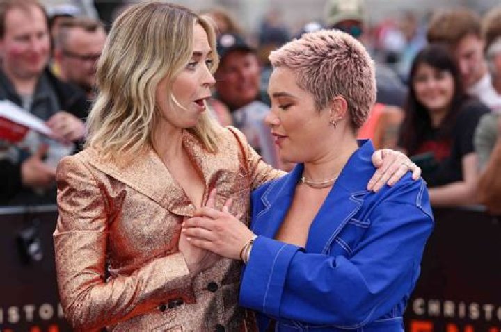 Emily Blunt and Florence Pugh 'Oppenheimer' film photocall, London, UK - 12 Jul 2023