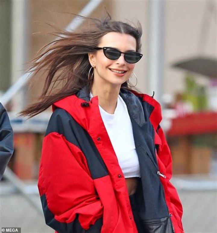 Emily Ratajkowski Smiling At An Event