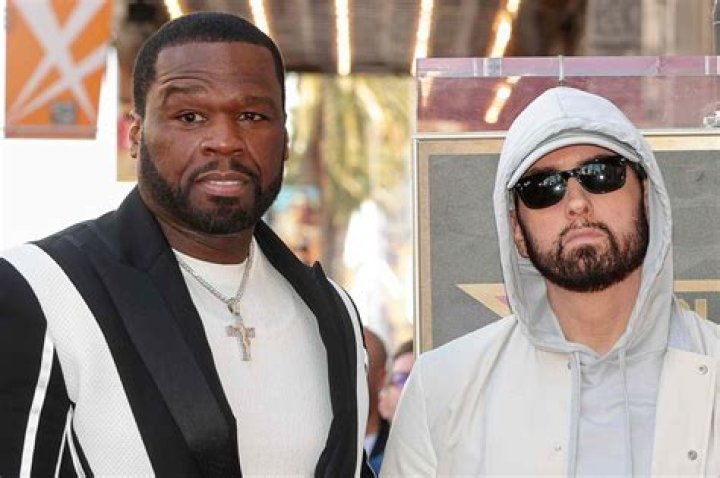 Eminem 50 Cent honored with a Star on the Hollywood Walk of Fame, Los Angeles, USA - 30 Jan 2020