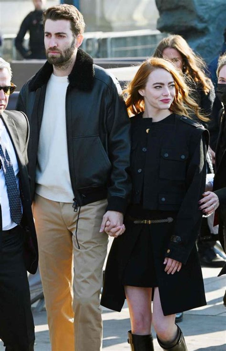 Emma Stone with husband Dave McCary Los Angeles Lakers v New York Knicks, NBA Baksetball Game, Madison Square Garden, New York, USA - 31 Jan 2023