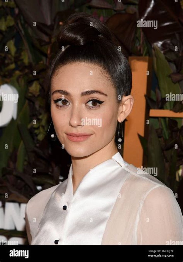 Emmy Rossum attends the fourth annual Women's Wear Daily WWD Honors at the InterContinental Barclay, in New York 2019 WWD Honors, New York, USA - 29 Oct 2019