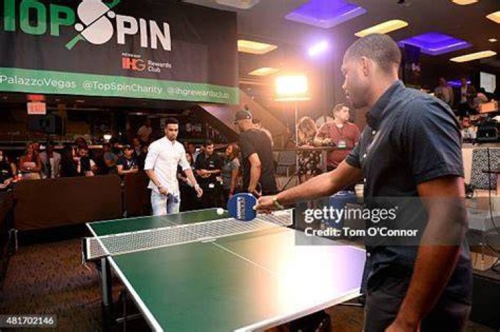 Eric Gordon At Ping Pong Tournament