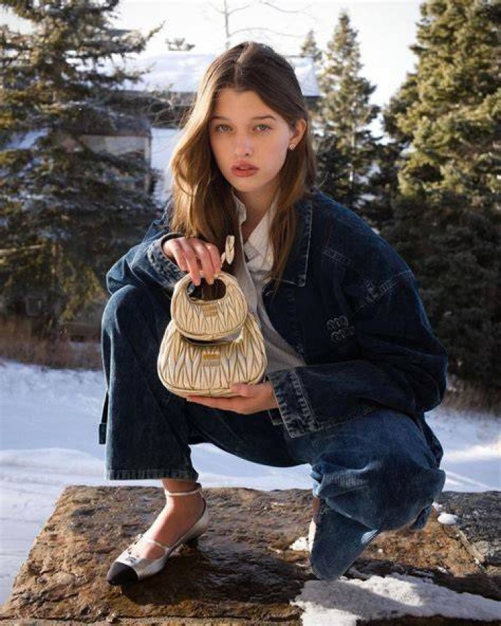 Ever Anderson at the Miu Miu show