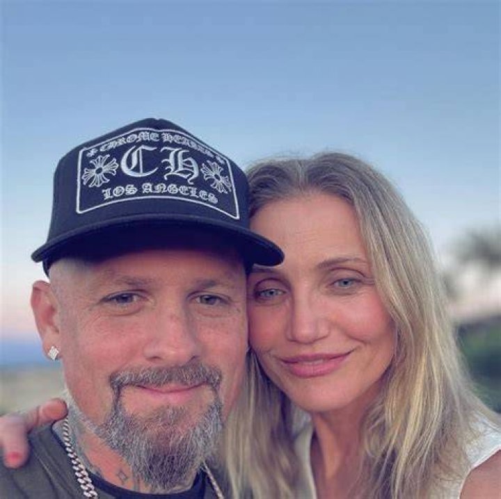 EXCLUSIVE: Cameron Diaz & hubby Benji Madden make a rare public appearance as they wait around for a table at Sugarfish sushi in Beverly Hills. 11 Jul 2019 Pictured: Cameron Diaz, Benji Madden. Photo credit: MEGA TheMegaAgency.com +1 888 505 6342 (Mega Agency TagID: MEGA464459_005.jpg) [Photo via Mega Agency]