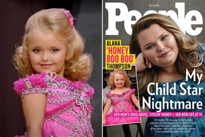 EXCLUSIVE: Honey Boo Boo and her family are seen enjoying a day at the beach in LA. The reality TV star, 16, has been on vacation in the city and took a trip to the ocean in Santa Monica, CA. Honey Boo Boo, real name Alana Thompson, was joined by her older boyfriend Dralin Carswell, 20, and the pair were seen playing on the sand. Also present was Lauryn &lsquo;Pumpkin&rsquo; Efird who brought her newborn twins Sylus and Stella to the shoreline along with her other children Ella, four, and Bentley, 11 months. Alana wore a cute pair of pink shorts and a white T-shirt and was seen laughing as she held little Bentley. 06 Jul 2022 Pictured: Honey Boo Boo and Pumpkin cool off in the ocean while taking refuge from the sweltering heat in L.A. with Josh, Dralin and Pumpkin's newborn twins at Santa Monica Beach in Los Angeles. Photo credit: Garrett Press/MEGA TheMegaAgency.com +1 888 505 6342 (Mega Agency TagID: MEGA875497_005.jpg) [Photo via Mega Agency]