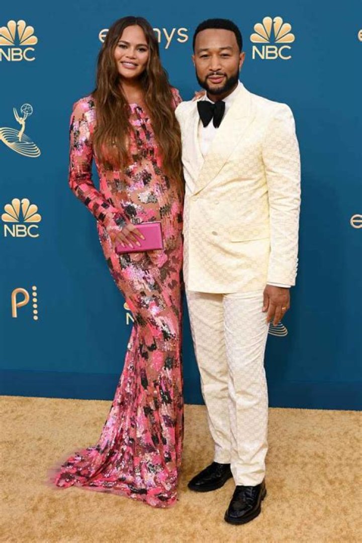 EXCLUSIVE: Pregnant Chrissy Teigen and John Legend are in Villa d'Este lake Como for a family vacation They came back to the place where everyting began as they got married here 9 years ago. 28 Aug 2022 Pictured: John Legend, Chrissy Teigen. Photo credit: MEGA ELENA / MEGA TheMegaAgency.com +1 888 505 6342 (Mega Agency TagID: MEGA889974_022.jpg) [Photo via Mega Agency]
