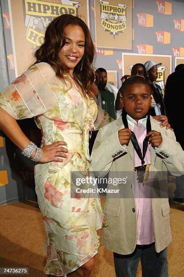 Faith Evans & Son Christopher Wallace, Jr. In 2009
