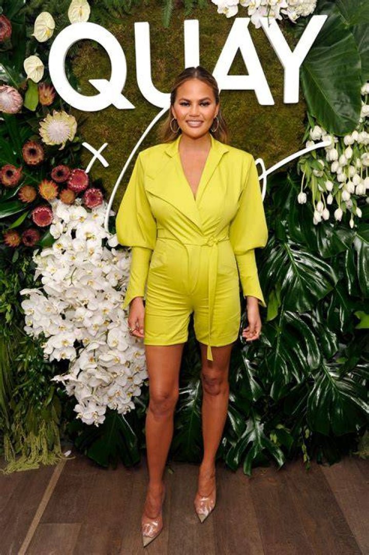 Fashion model Chrissy Teigen attends City Harvest's Red Supper Club benefit gala at Cipriani 42nd Street, in New York 2022 City Harvest Benefit Gala, New York, United States - 26 Apr 2022