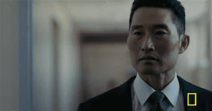 FBI Special Agent Matthew Ryker, played by Daniel Dae Kim, and Agent Chris Moore, played by Ian Colletti, in the elevator at 30 Rock. (National Geographic/Peter Stranks)