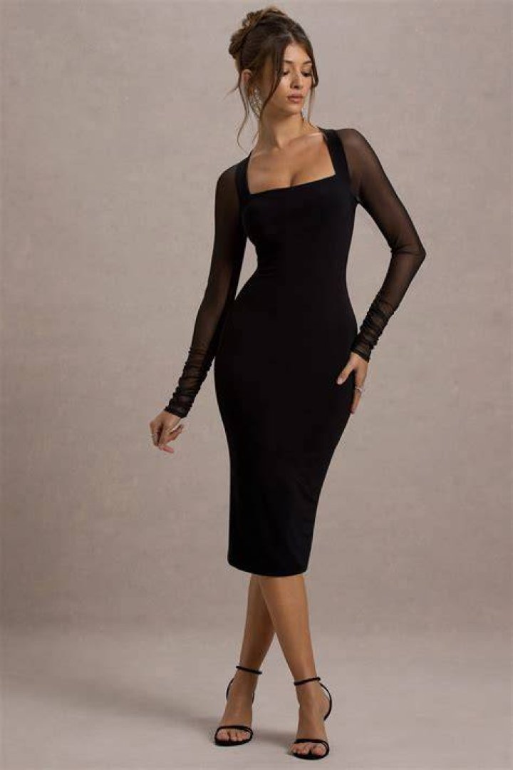 finest bodycon midi dress