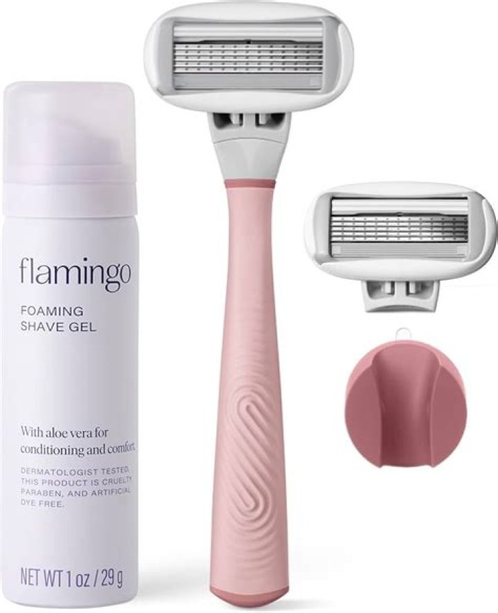 Flamingo Foaming Shave Gel & Razor