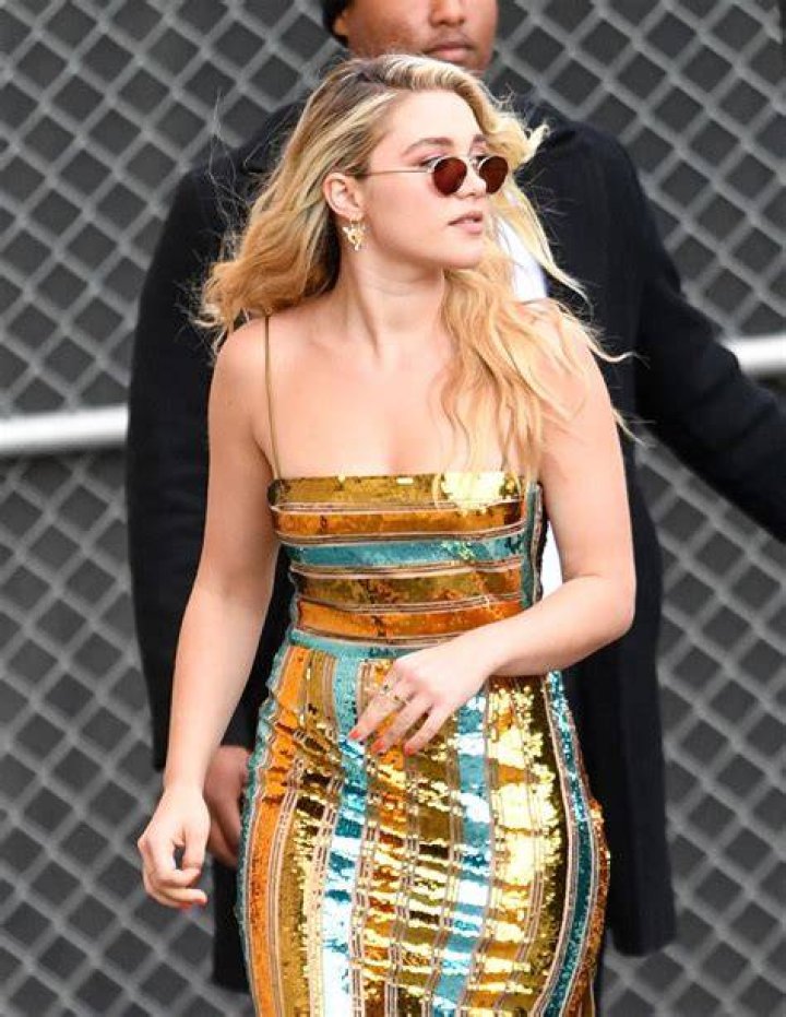 Florence Pugh arrives at the Vanity Fair Oscar Party, in Beverly Hills, Calif 92nd Academy Awards - Vanity Fair Oscar Party, Beverly Hills, USA - 09 Feb 2020