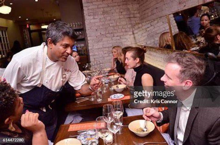 Floyd Cardoz attends a dinner for Maiyet ar Fred's in Barneys New York. The evening was hosted by Christina Ricci and Barneys New York. Christina Ricci and Barneys New York Maiyet Dinner, New York