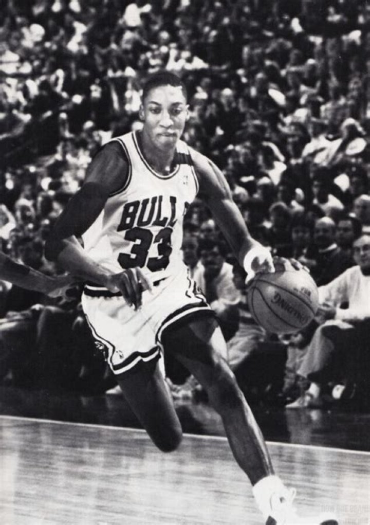 Former Chicago Bulls star Scottie Pippen, second from left, watches an NCAA college basketball game between Vanderbilt and Southeast Missouri State, in Nashville, Tenn. Pippen's son, Scotty Pippen Jr., plays for Vanderbilt SE Missouri St Vanderbilt Basketball, Nashville, USA - 06 Nov 2019